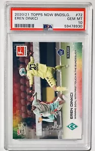 🔥PSA 10 GEM MINT🔥EREN DINKCI 2020 TOPPS NOW BUNDESLIGA SV WERDER BREMEN Rookie - Picture 1 of 1