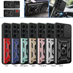 Stoßfeste Hülle für Samsung Galaxy S24 Ultra mit Kamera Linse Slide Cover Schutz - Bild 1 von 16