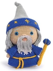 Crochet Amigurumi Halloween Kit ~ Wizard ~ Crochet Hook Included - NEW - Picture 1 of 3