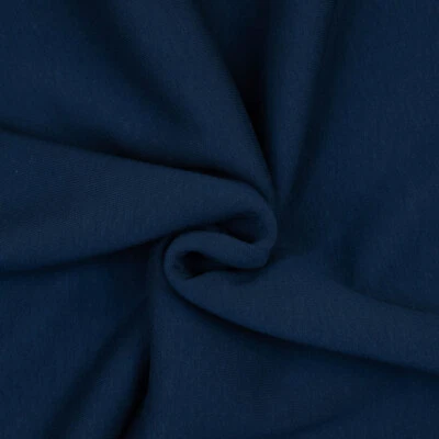 Sweatshirt Stoff uni marine (Preis= 0,5 Meter) - Bild 1 von 3