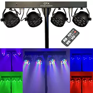 CFX LED PAR Bar System Stage Wash Light Lighting Package Remote Control - Picture 1 of 10