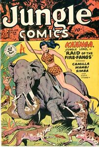 Jungle Comics   #110    VF+     February 1949  Pencil mark  “A” on cover in lett