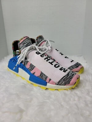 Adidas Pharell NMD Human Race Men's Sneaker Size 11 Trail Solar Pack Shoes - Image 1 of 4