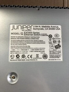 Juniper Networks EX3300-48P 48-Port PoE+ 4x SFP+ Network Switch - Picture 1 of 5