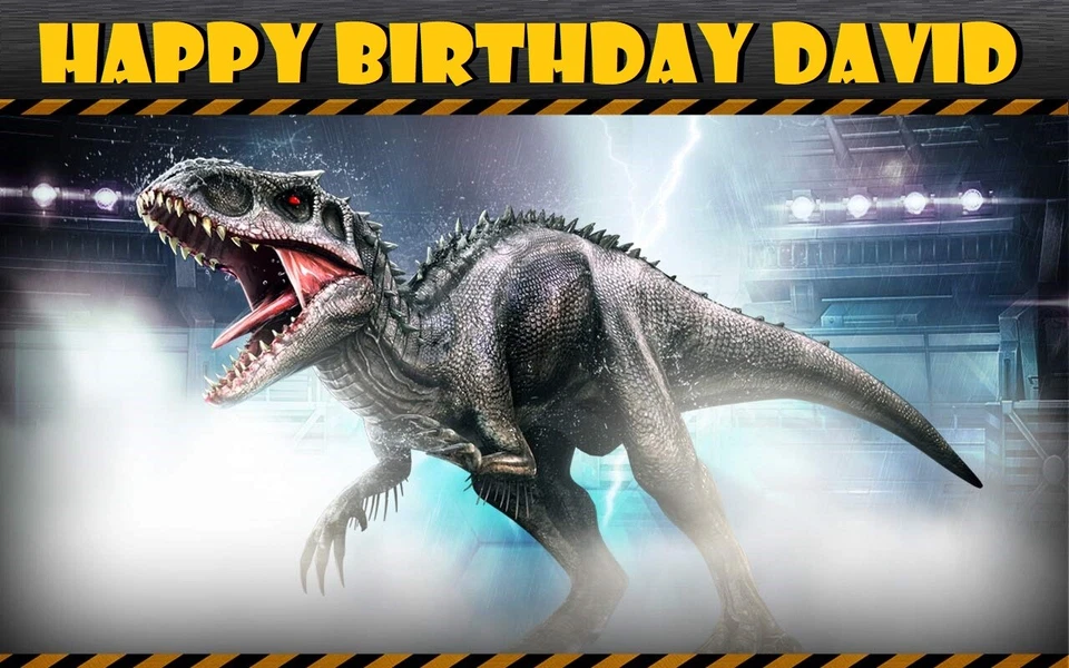 Съедобное украшение для торта динозавр индоминус рекс - Изображение 1 из 1