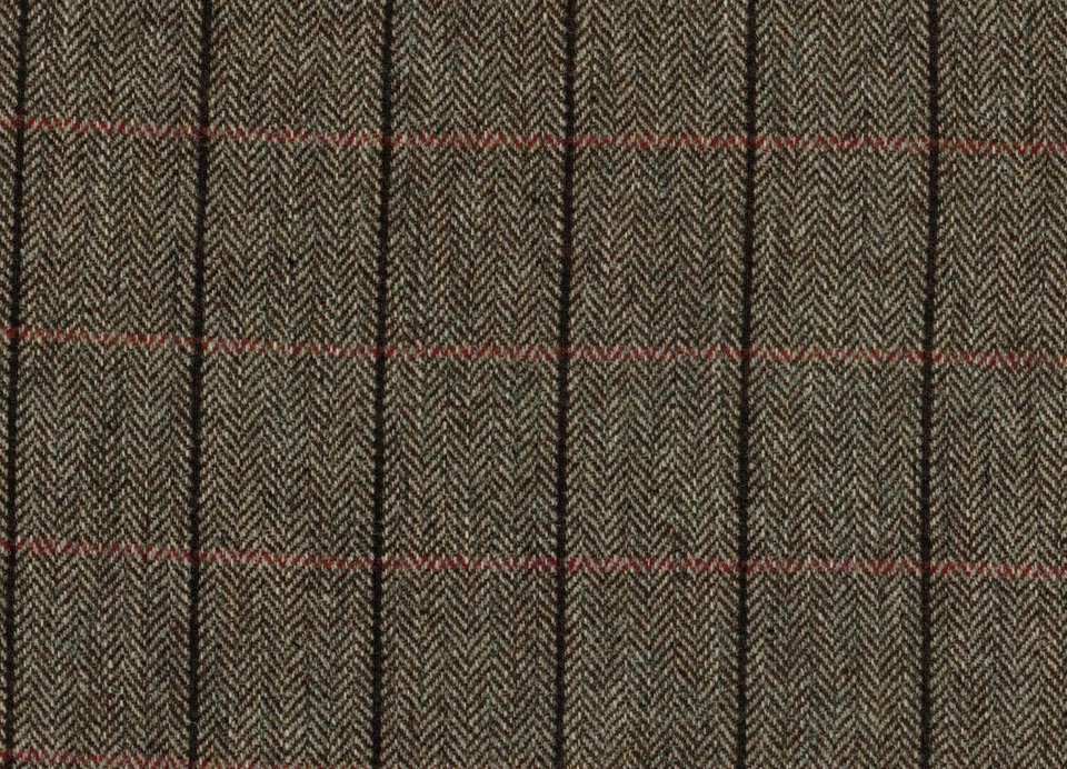Tweed Fabric 100% Pure Wool Exclusive Design Ref 190514/10 - Image 1 of 1
