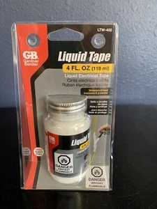 Gardner Bender Ltw-400 Liquid Electrical Tape, 4 Oz Bottle, White - Picture 1 of 1