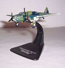 Atlas Modelo a Escala Miniatura de Metal Avión Mitsubishi Ki-21" Sally "