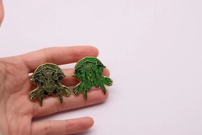 GLOWING PINCERBOY -nuclear critters fallout inspired limited edition enamel pins - Image 1 of 3