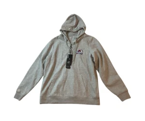New NHL Colorado Avalanche Womens Gray Hoodie 1/4 Zip Pouch Pockets Size XL NWT - Picture 1 of 8
