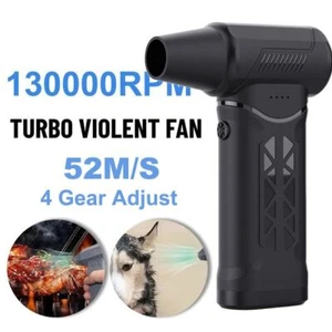 Dust Removal 130000RPM Turbofan Wind Speed 52m/s Violent Turbo Fan - Photo 1/12