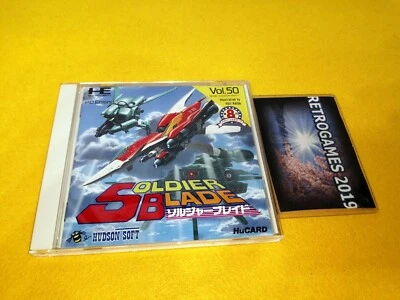 SOLDIER BLADE  NEC PC Engine Hu-Card  PCI  REG CARD - Image 1 of 4