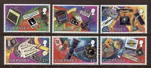 GUERNSEY 1997, COMMUNICATIONS, TELEPHONES, RADIO, Scott 597-602, MNH - Picture 1 of 1