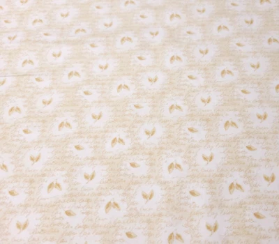 1 yarda 18" Love Potion #9 Anna Fishkin Gallo Rojo Pequeña Palabra Hoja Marrón Marfil Foto 1 de 3