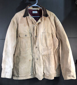 Corduroy Beige Vintage Outerwear Coats & Jackets for Men for sale 