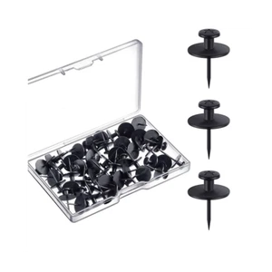30 Pieces Small Thumb Tacks Wall Hanging Picture Headed Nails D9H14817 - Bild 1 von 7