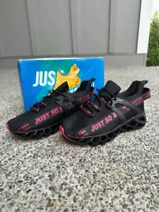 JUST SO SO US 6. EU 36 Black Non-Slip Athletic Running Blade Shoes - Picture 1 of 5