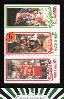 1980-81 Topps #48 / 60 / 122 Walker / Birdsong / Mengelt NM - Image 1 of 2