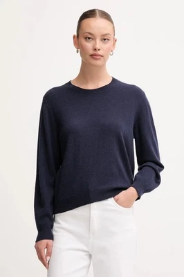 Superdry Studios 100% Merino Wool Womens Navy Blue sweater Jumper - Image 1 of 4