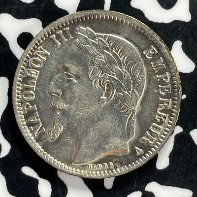 1867-A France 1 Franc Lot#JM9841 Silver! High Grade! Beautiful! - Image 1 of 2