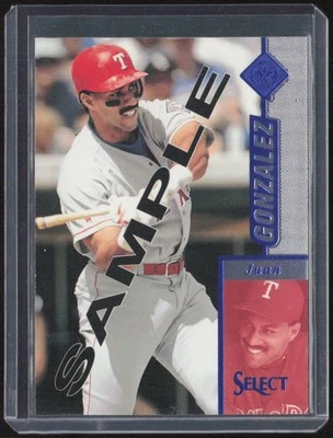 1997 Select #1 Juan Gonzalez Samples - Image 1 of 2