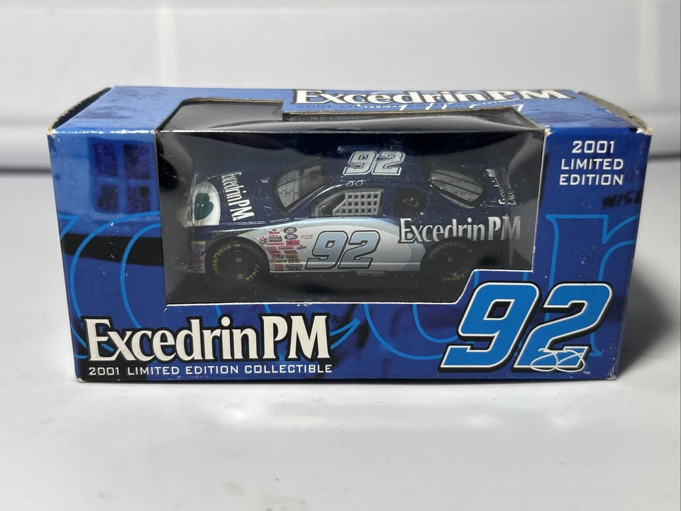 2001 Racing Champions 92 Excedrin PM Monte Carlo Jimmie Johnson Car