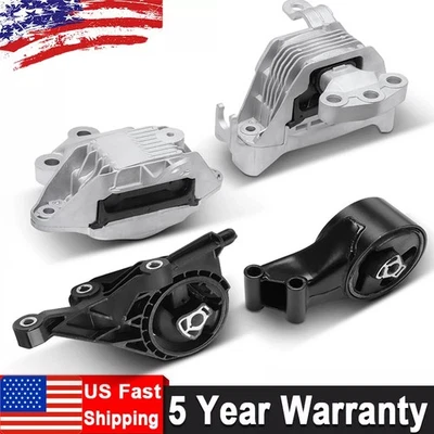 4 Engine Motor Mount & Transmission Mount for Chevrolet Cruze 2011-2017 L4 1.4L — 第 1/4 张图片