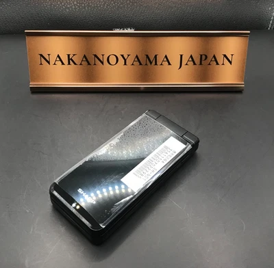 SHARP SH-N01 AQUOS KEITAI ANDROID FLIP PHONE UNLOCKED BLACK SH-01J 601SH Used - Image 1 of 4