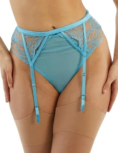 Playful Promises Cassia Suspender Belt PPSB3212 Sexy Flirty Sheer Suspenders - Picture 1 of 8