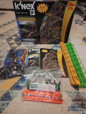  K'NEX Cobra's Curse Dueling Coaster Set 51023. Faltan 5 piezas  Foto 1 de 4