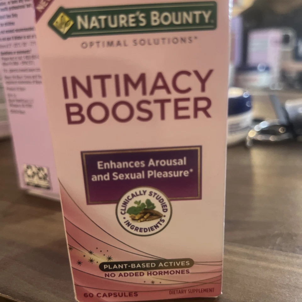 12/2025 ~ Natures Bounty INTIMACY BOOSTER Optimal Solutions 60 粒胶囊 全新带盒 — 第 1/1 张图片