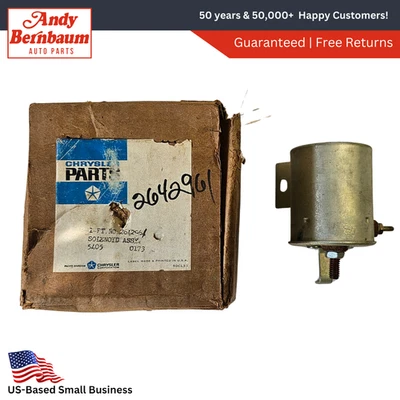 1961-1973 Dodge Plymouth Standard Transmission Starter Solenoid 2642961 NOS - Image 1 of 4