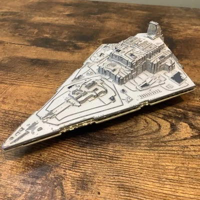 Vintage Star Wars Kenner 1979 Diecast Imperial Star Destroyer Incomplete - Image 1 of 4