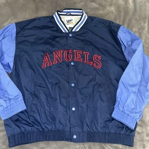 Anaheim Angels Los Angeles Jacket Size XXL Men Blue Official Fan Sportswear - Picture 1 of 15