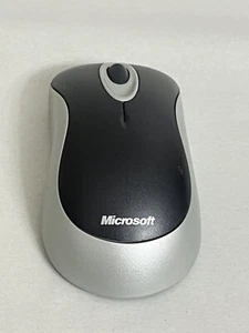 Microsoft Wireless Optical Mouse 2000 Model 1067 - Black/Silver- NO RECEIVER - Picture 1 of 6