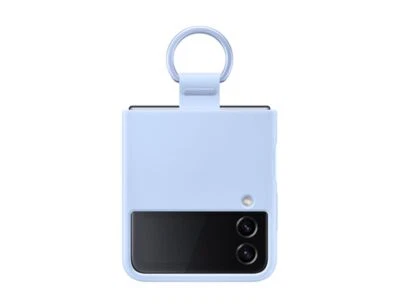 Samsung силиконовый чехол с кольцо чехол для Samsung Galaxy Z Flip4 | цвет: синий - Изображение 1 из 3