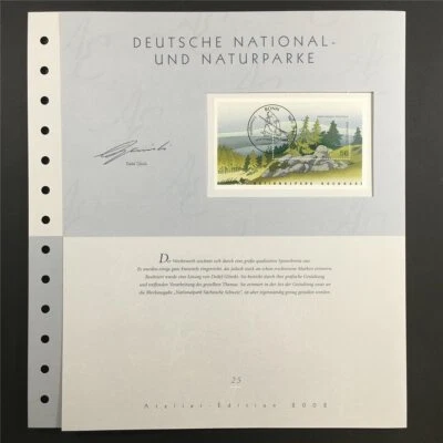 GERMAN POST ART-EDITION 2002/25 BLOCK 59 NATIONALPARK HOCHHARZ - Image 1 of 4