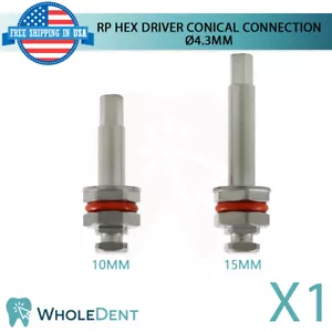 Controlador hexagonal de conexión cónica RP 2,65 mm para dentistas pilar de implante dental - Imagen 1 de 5