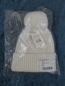UGG Damen Rippmütze mit Bommel elfenbeinfarben Einheitsgröße - NEU - #18751 - Bild 1 von 7