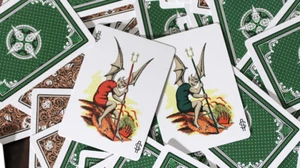 Limited Gilded Edition Late 19th Century Vanity (Creature) Playing Cards Deck Br - Picture 1 of 6