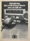 1977 Delco Electronic GM AM/FM stéréo 8 pistes & voiture radio CB vintage publicité imprimée