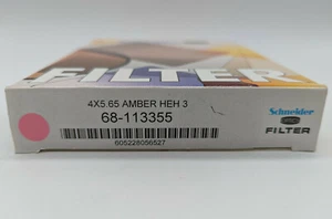 New Schneider 4x5.65" Graduated Amber 3 Horizontal Grad Hard Edge 68-113355 - Picture 1 of 2