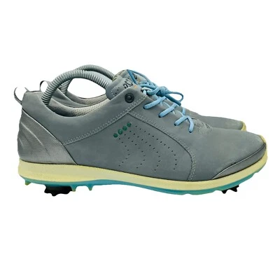 Ecco Womens Golf Shoes Size 10 Gray Natural Motion Biom Spiked Shoes Hydro Max - Image 1 of 4