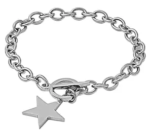 Pulsera palanca estrella de acero inoxidable para damas 14 - Imagen 1 de 4