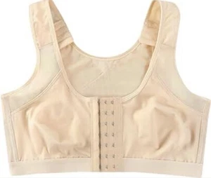 Women Back Sport Bra Yoga Strappy Cropped - Workout Fitness Low impact Front XL - Picture 1 of 3