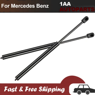Par de 2 amortiguadores de soporte de elevación de capó para Mercedes-Benz C230 C240 C280 C320 C32 CLK550 Foto 1 de 4