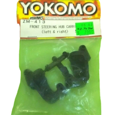 Yokomo ZM-413 Front Hub Carrier for Yokomo cars Vintage RC Parts NEW in PKG - Image 1 of 3