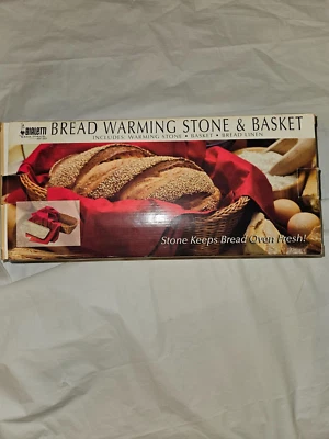 Piedra de calentamiento de pan vintage nueva en caja; Bialetti Casa Italia Foto 1 de 4