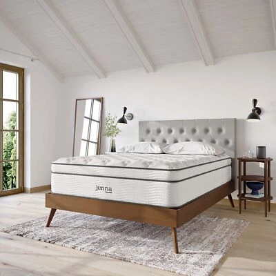 Jenna 14" Innerspring and Foam California King Mattress - Image 1 of 4