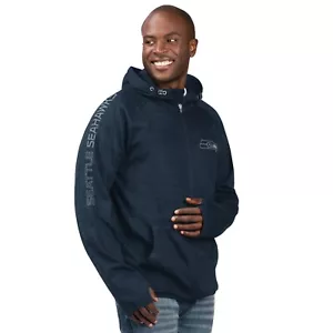 Chaqueta con capucha con cremallera completa de transición de los Seattle Seahawks G-III - azul - Imagen 1 de 1